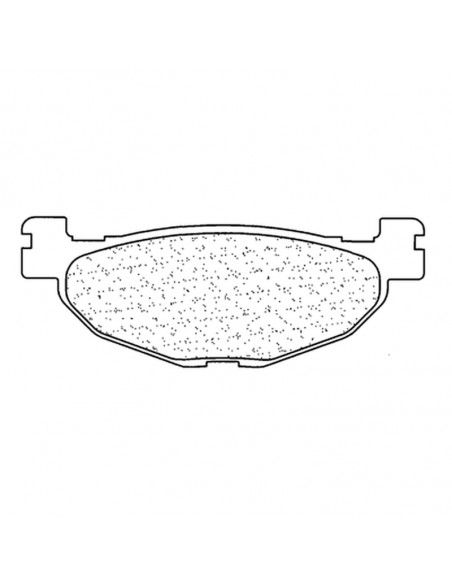 PLAQUETTES DE FREIN CL BRAKES MAXI SCOOTER METAL FRITTE - 3075MSC