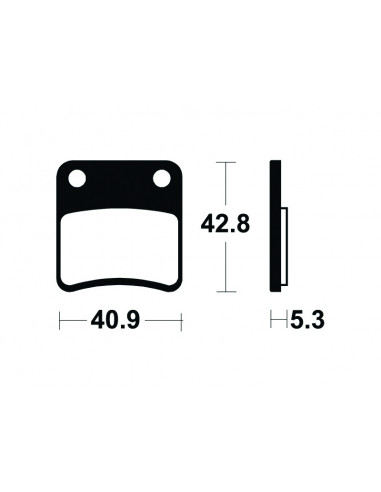 Plaquette de frein Tecnium ME379...
