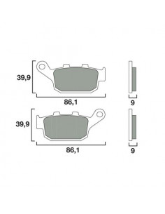 PLAQUETTES DE FREIN -...