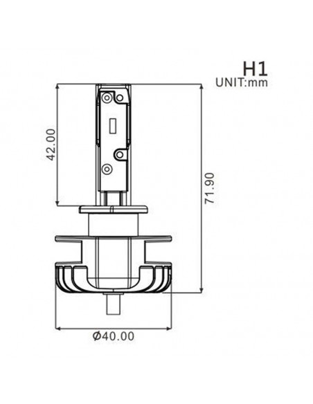Ampoules Led H1 Myra