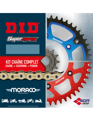 Kit chaîne D.I.D Yamaha MT-07 Tracer 700 2017+